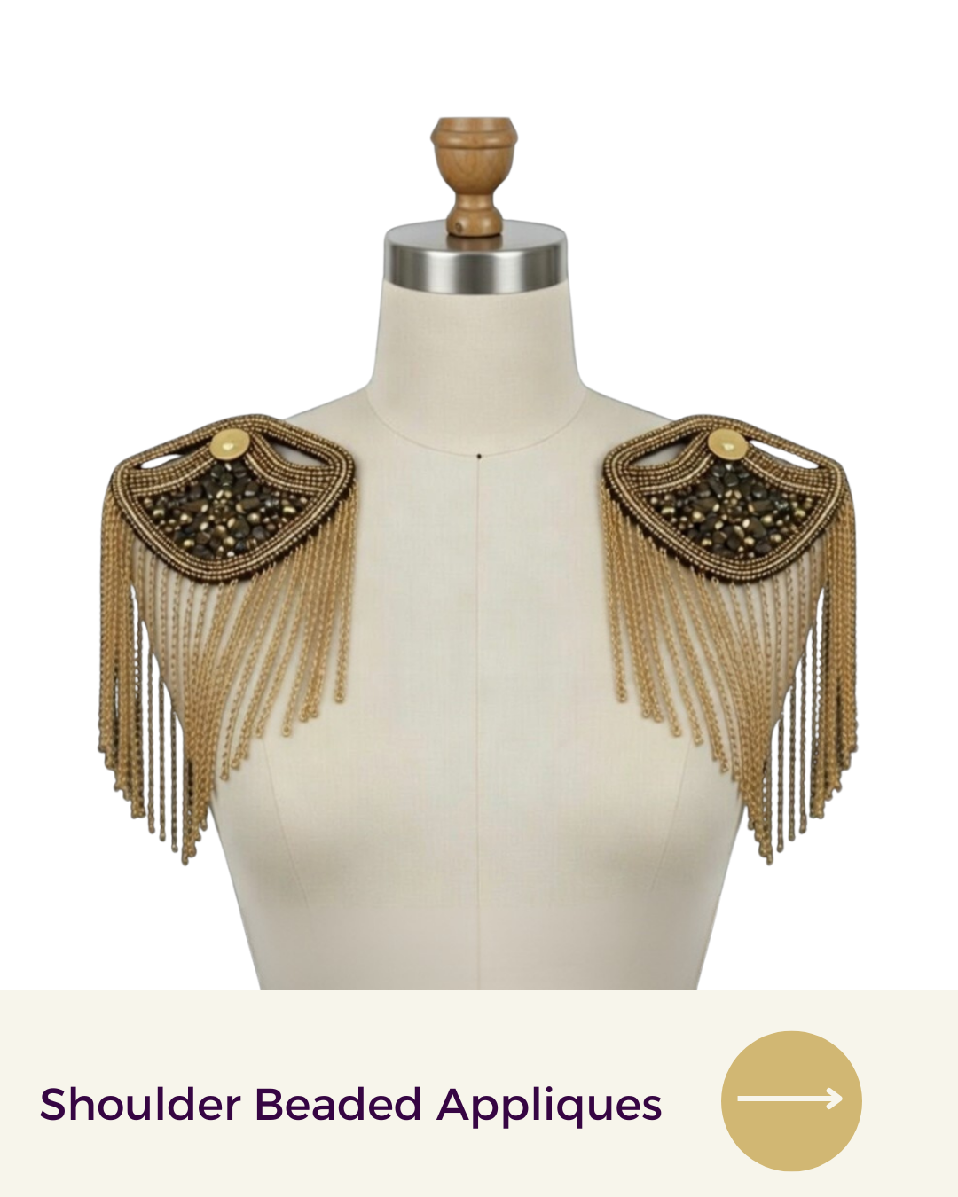 Shoulder Beaded Appliques