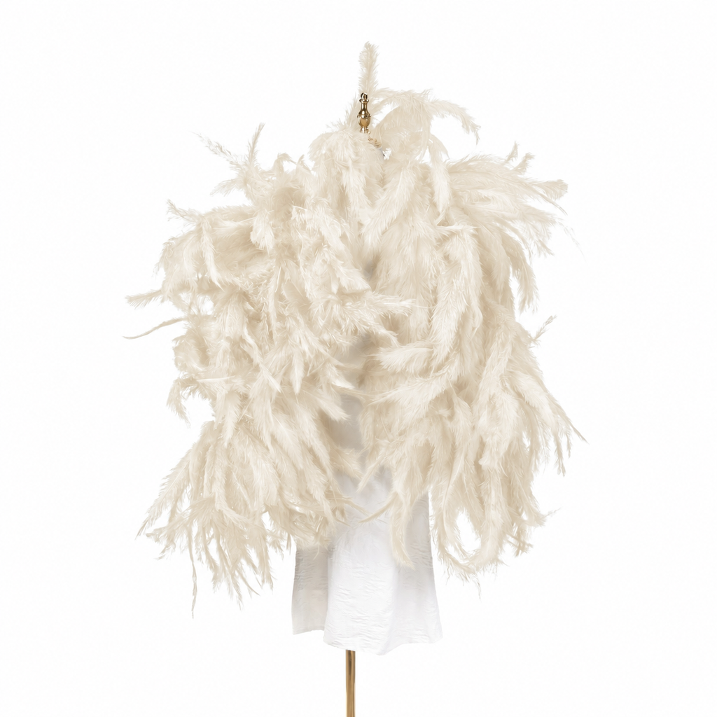 Ostrich Feather Boa - Cloud