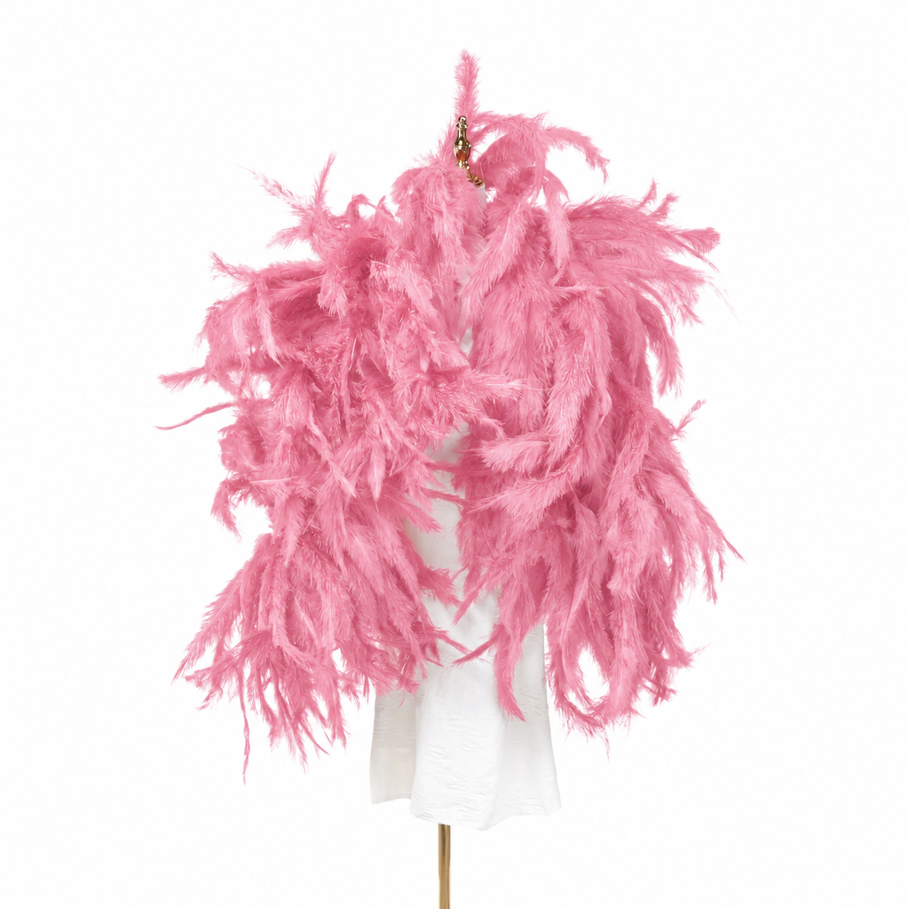 Ostrich Feather Boa - Cloud